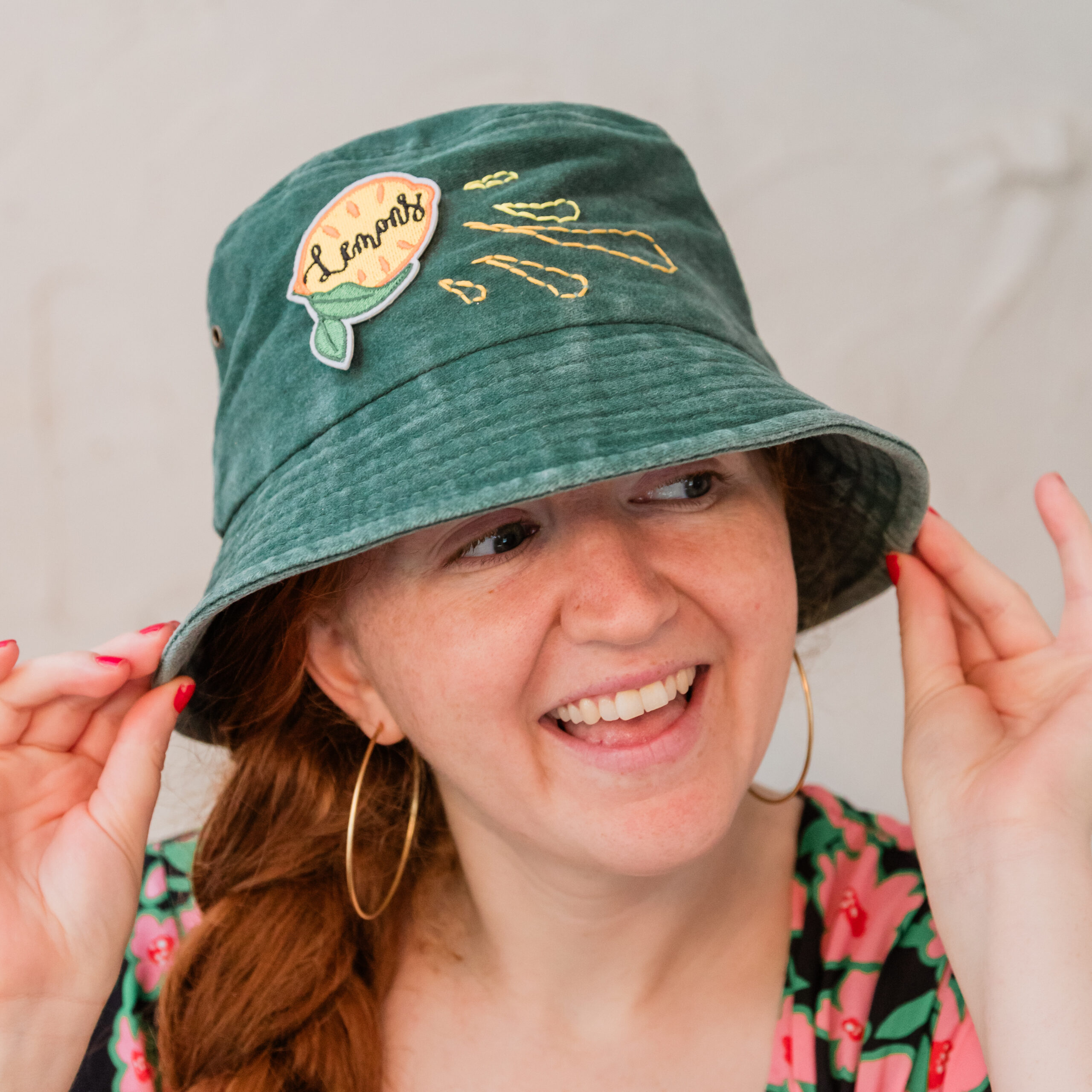 campbell in bucket hat